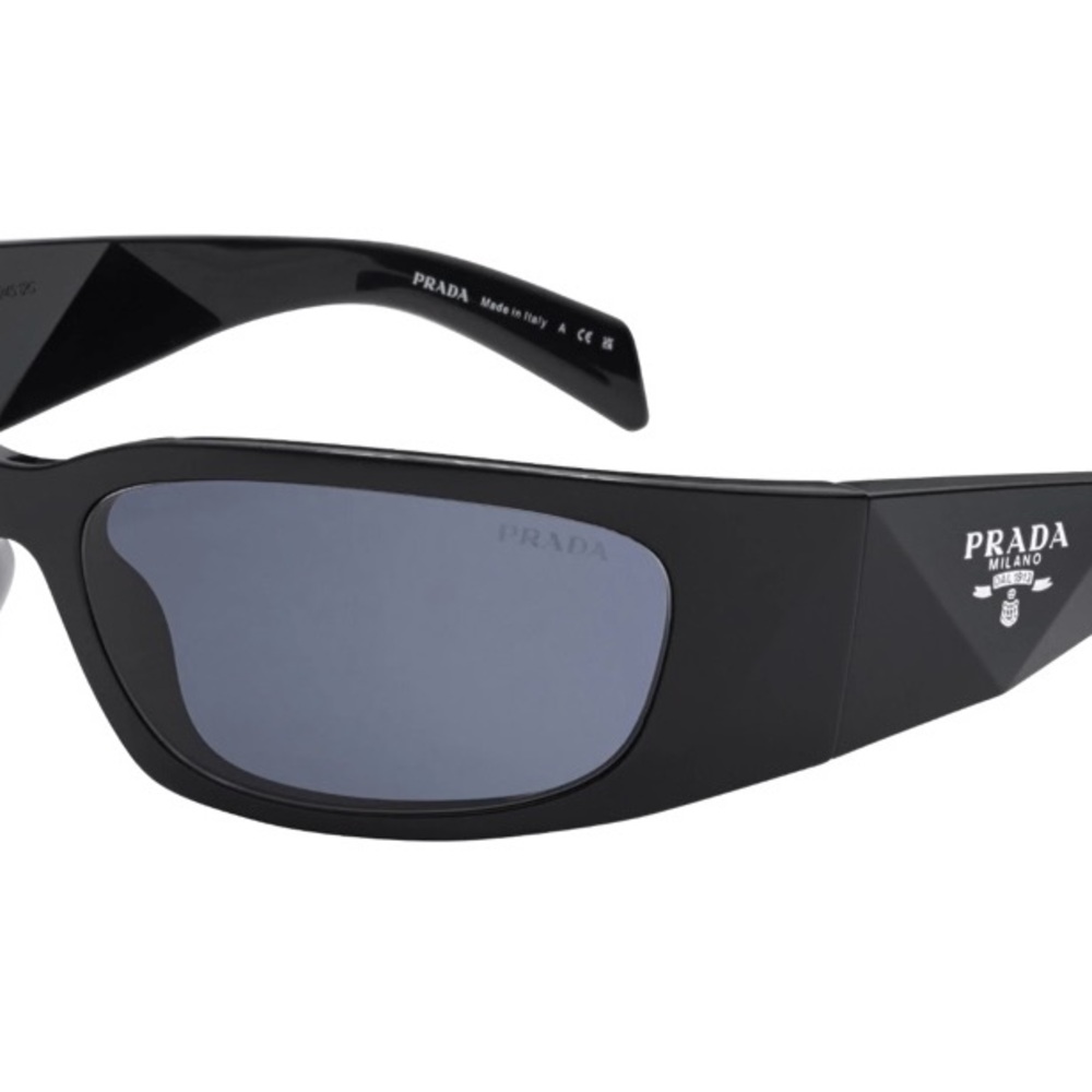 Prada Black Sunglasses -  PR A14S 1AB5S0 60-18 - authentic/like new